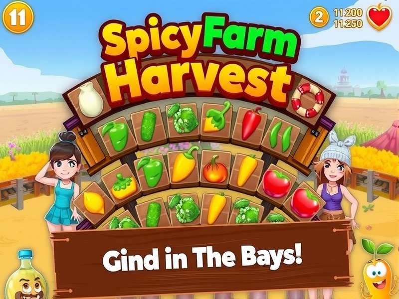 Spicy Farm Harvest Game Screenshot